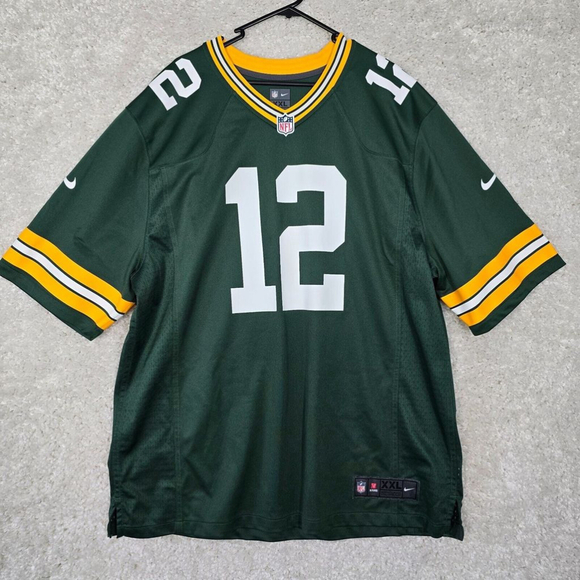 Nike Other - Green Bay Packers Jersey Mens XXL Aaron Rodgers #12 Nike On Field